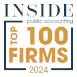 Inside Public Accounting top 100 firms badge 2024